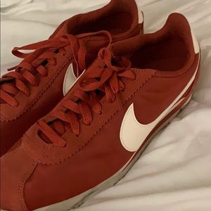 Women Nike Cortez Nylon Orange Shoes